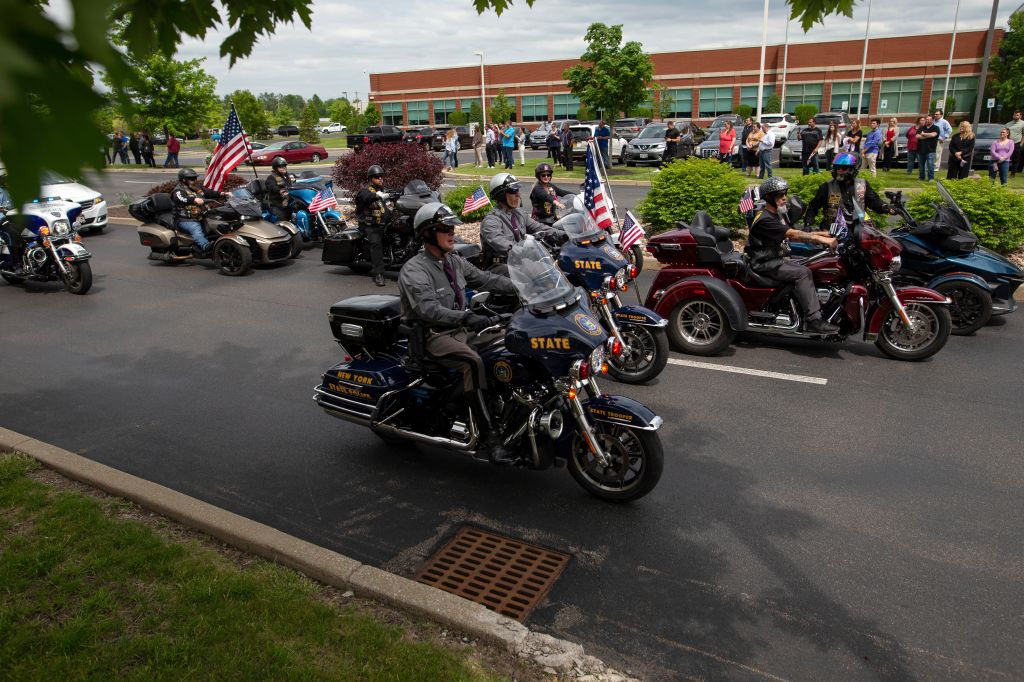 Photos: Aaron Salter Jr., retired Buffalo officer killed in mass shooting, honored at funeral