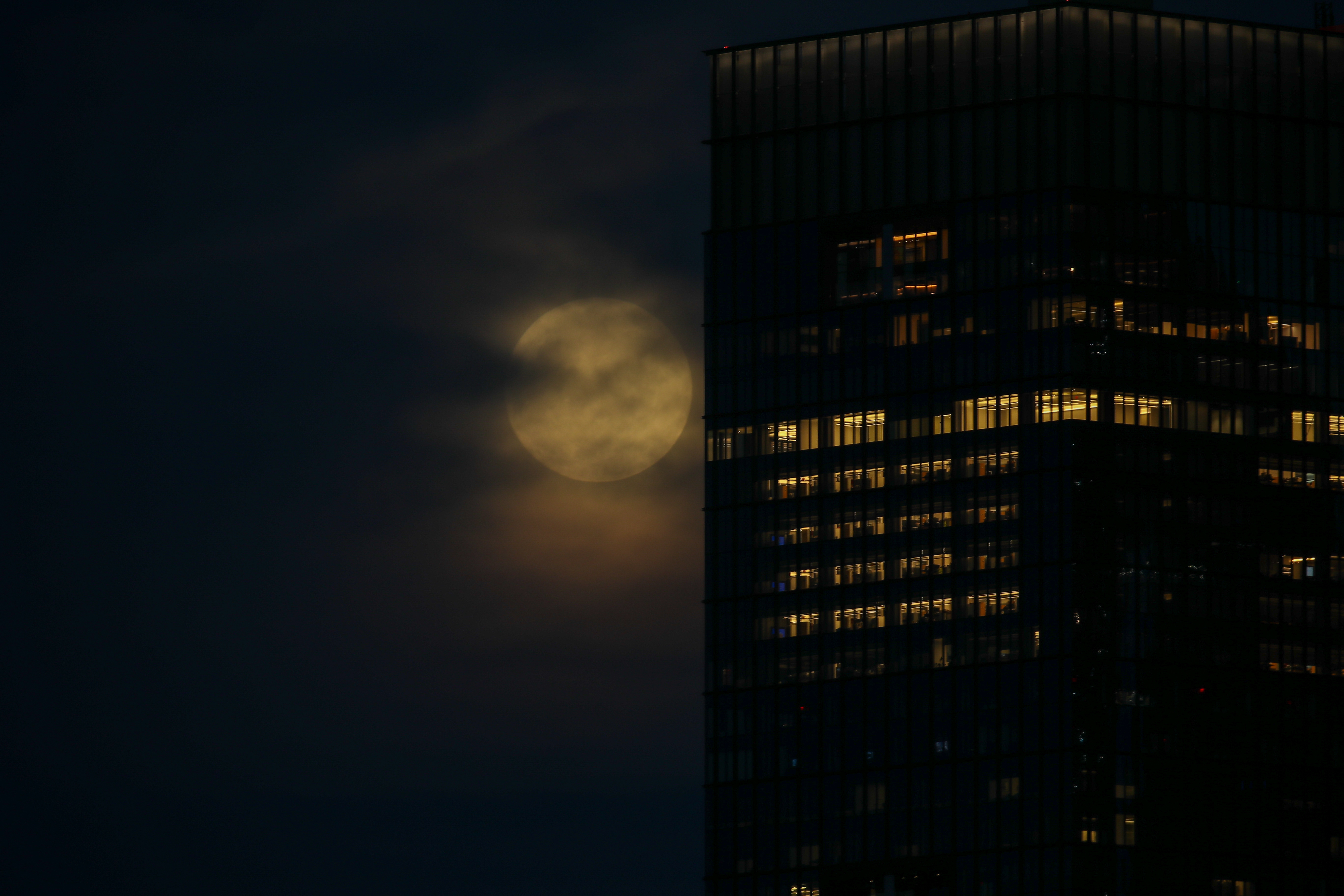 Photos: Beaver Moon 2020 shines in the night sky, coincides with penumbral lunar eclipse