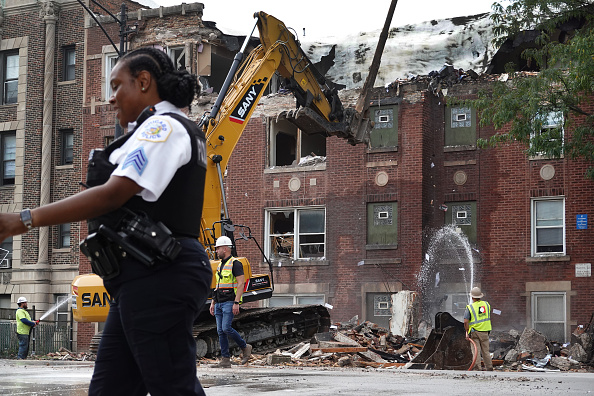 Photos: Chicago building explosion leaves 8 injured