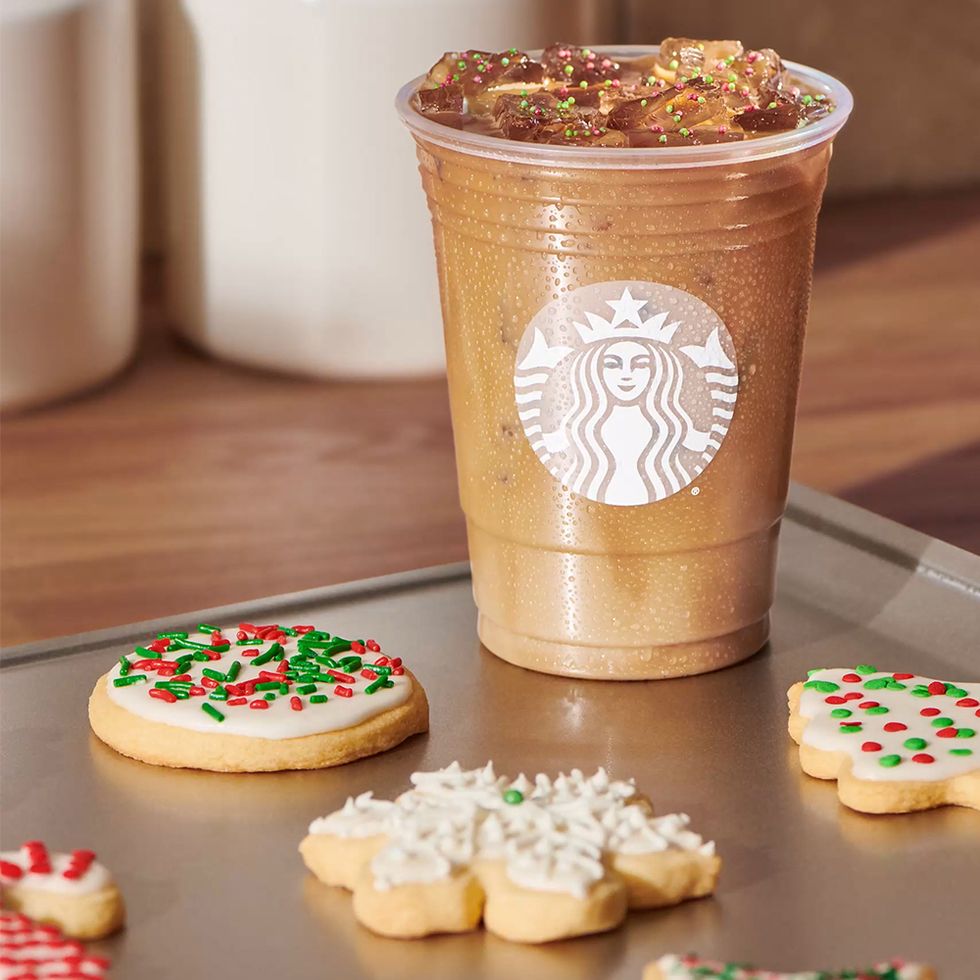 Starbucks new "Sugar Cookie Almondmilk Latte".