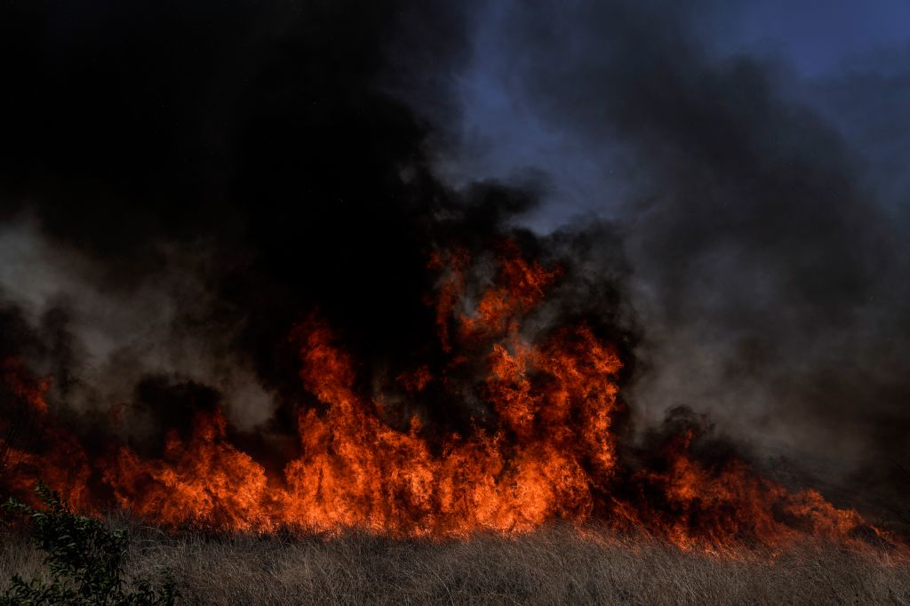 Photos: Silverado Fire in Southern California forces thousands to evacuate