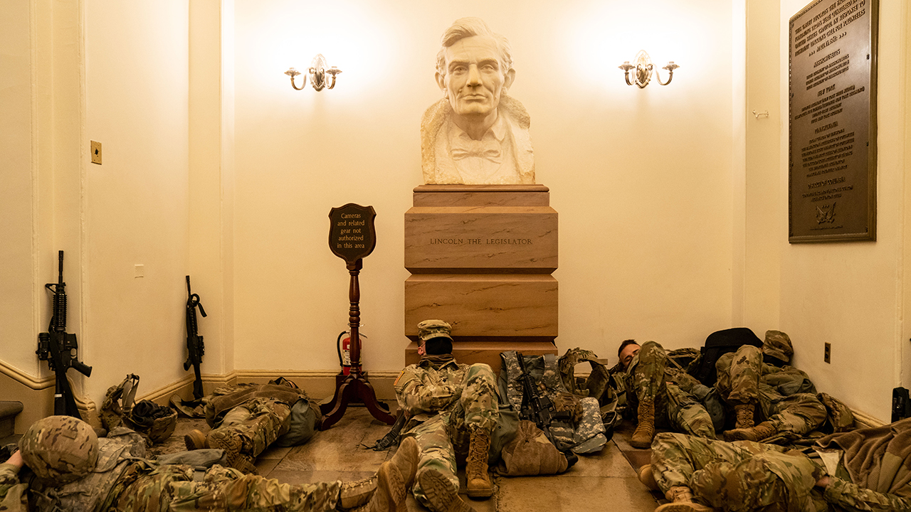 National Guard troops gather, reinforce security in US Capitol