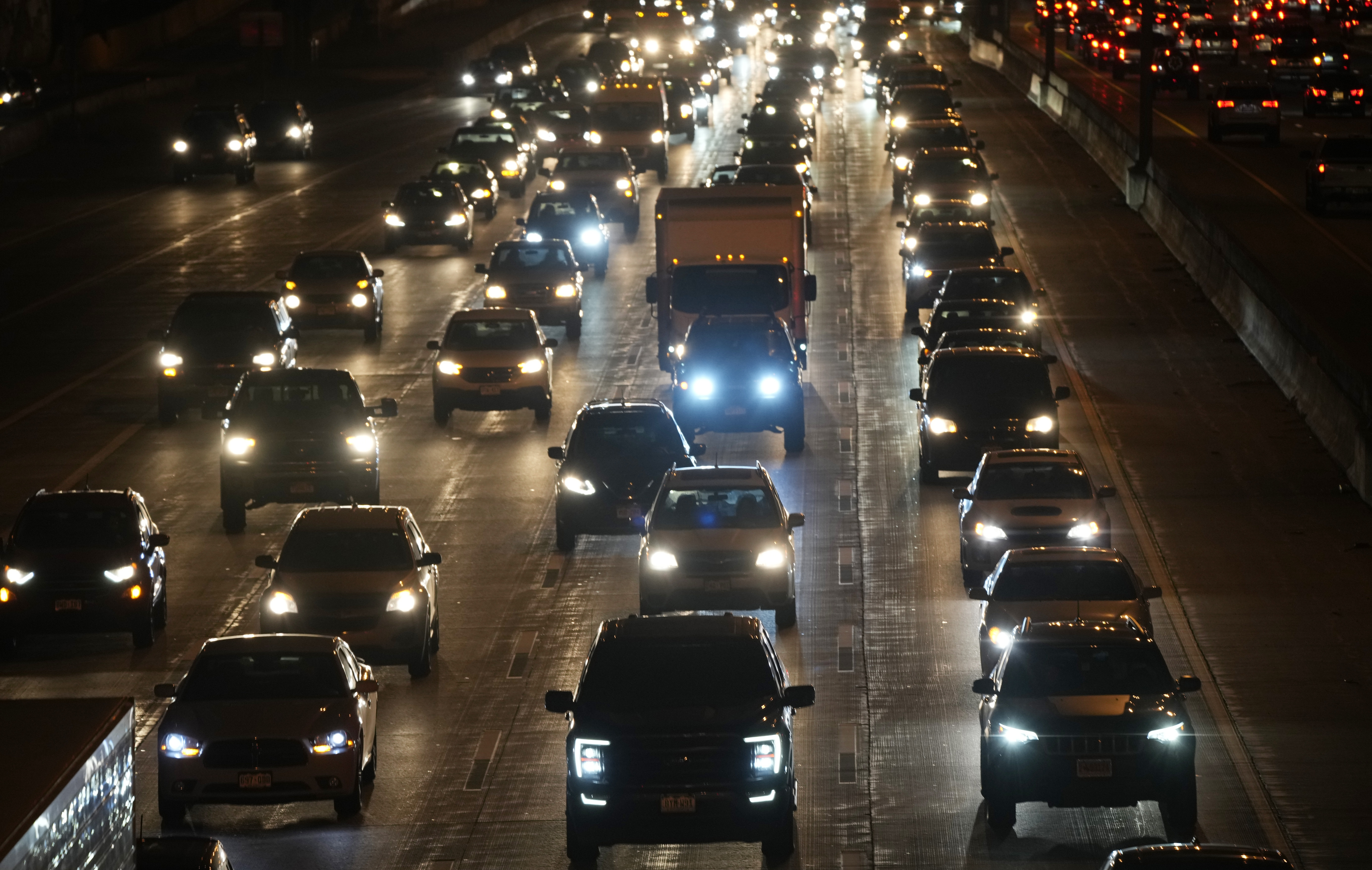 Photos: Thanksgiving travelers flock to airports, freeways ahead of holiday