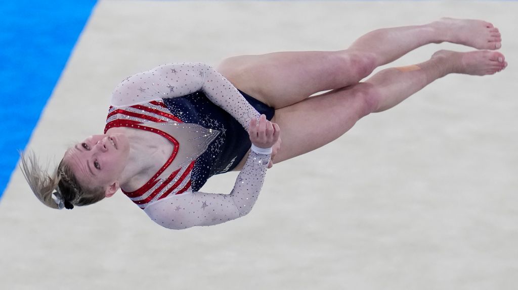 Photos: Jade Carey wins gold in floor exercise final at Tokyo Olympics