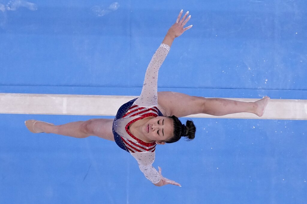 Photos: Sunisa Lee, Jade Carey compete in Olympic gymnastics all-around
