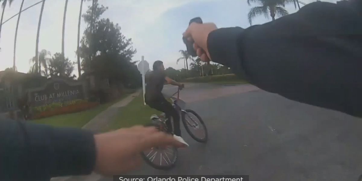 Orlando police Taser stun bicyclist