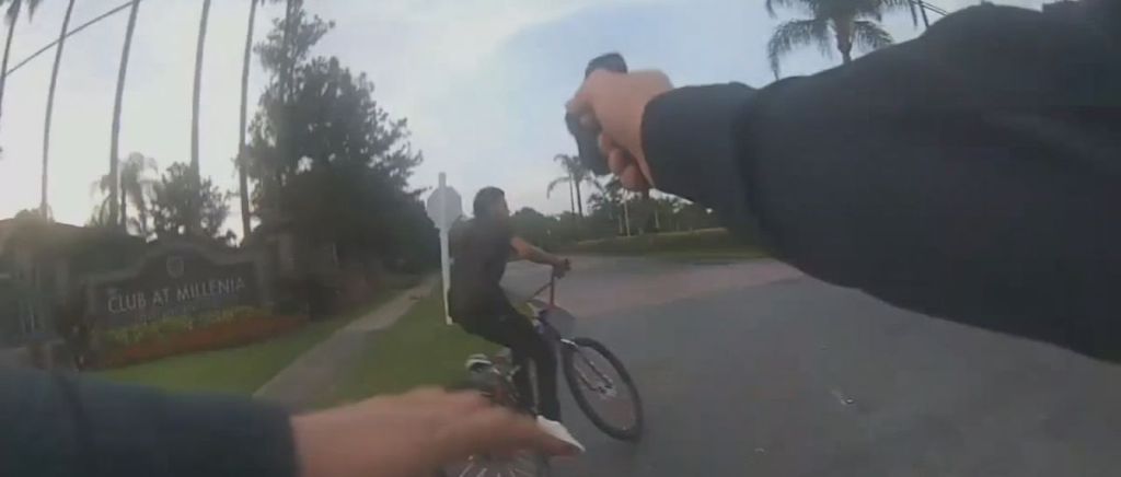 Orlando police Taser stun bicyclist