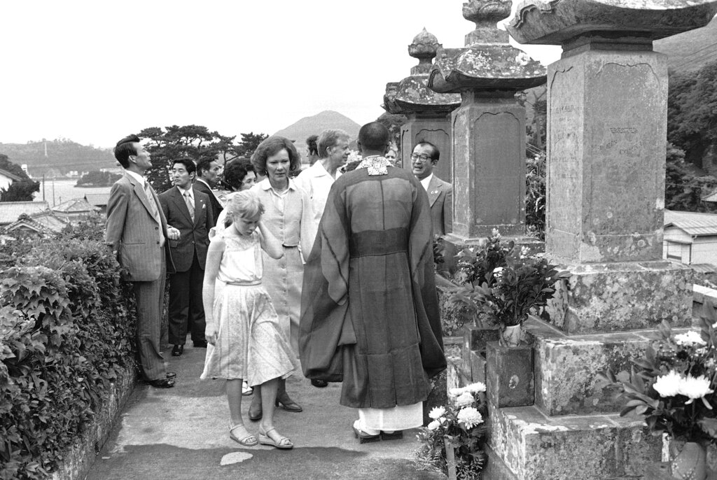 Jimmy Carter and his family