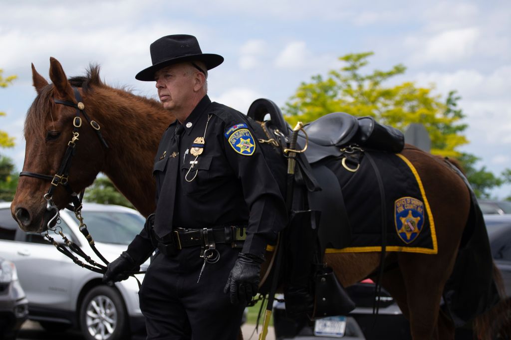 Photos: Aaron Salter Jr., retired Buffalo officer killed in mass shooting, honored at funeral