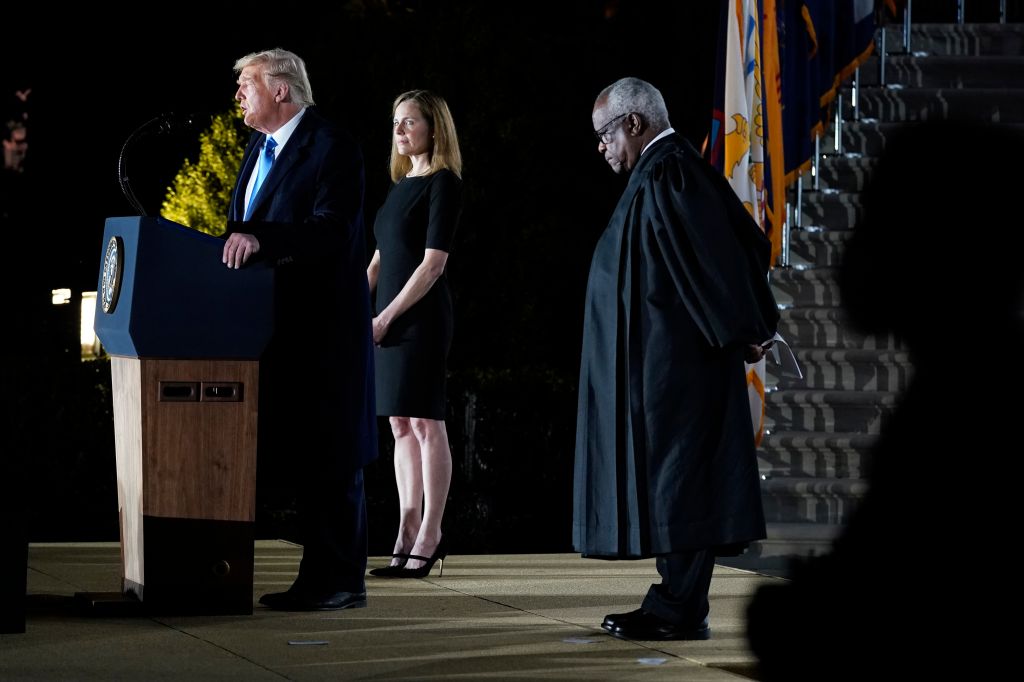 Photos: Amy Coney Barrett sworn in as Supreme Court justice