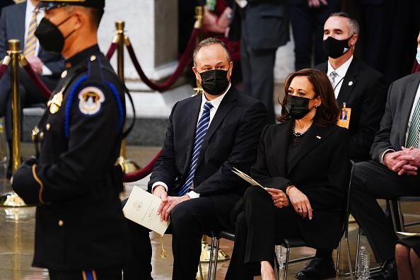 Bob Dole Lies In State At U.S. Capitol