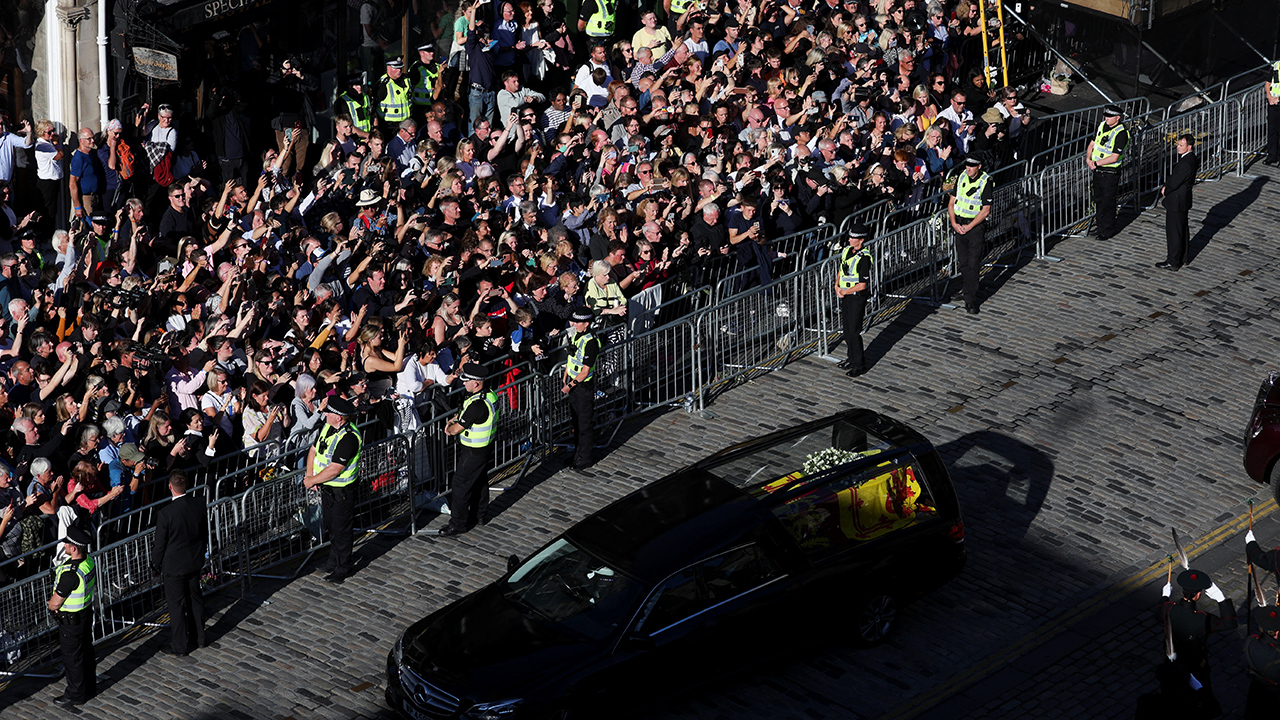 Queen Elizabeth II's coffin leaves Scotland for London