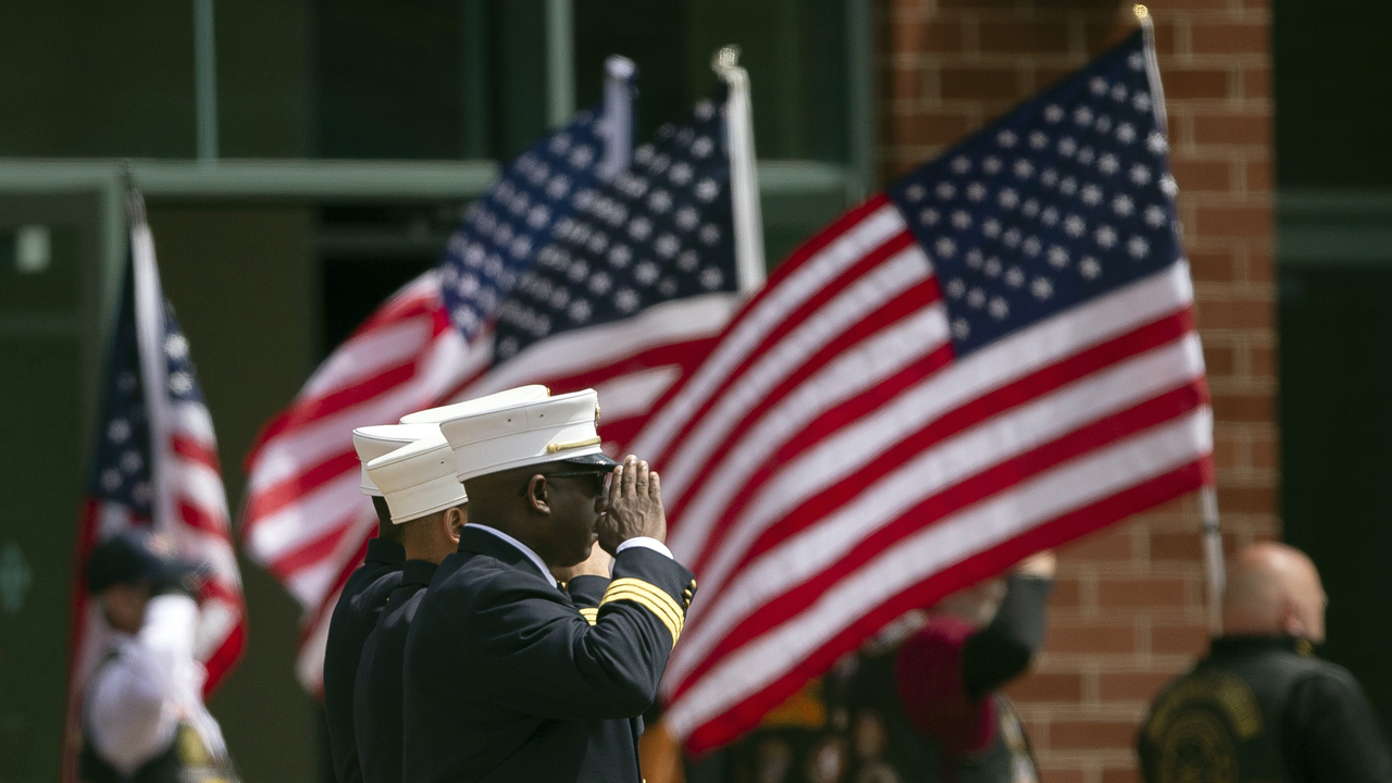Photos: Aaron Salter Jr., retired Buffalo officer killed in mass shooting, honored at funeral