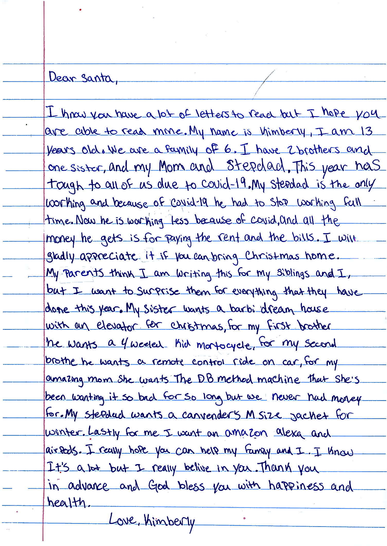 Letter to Santa