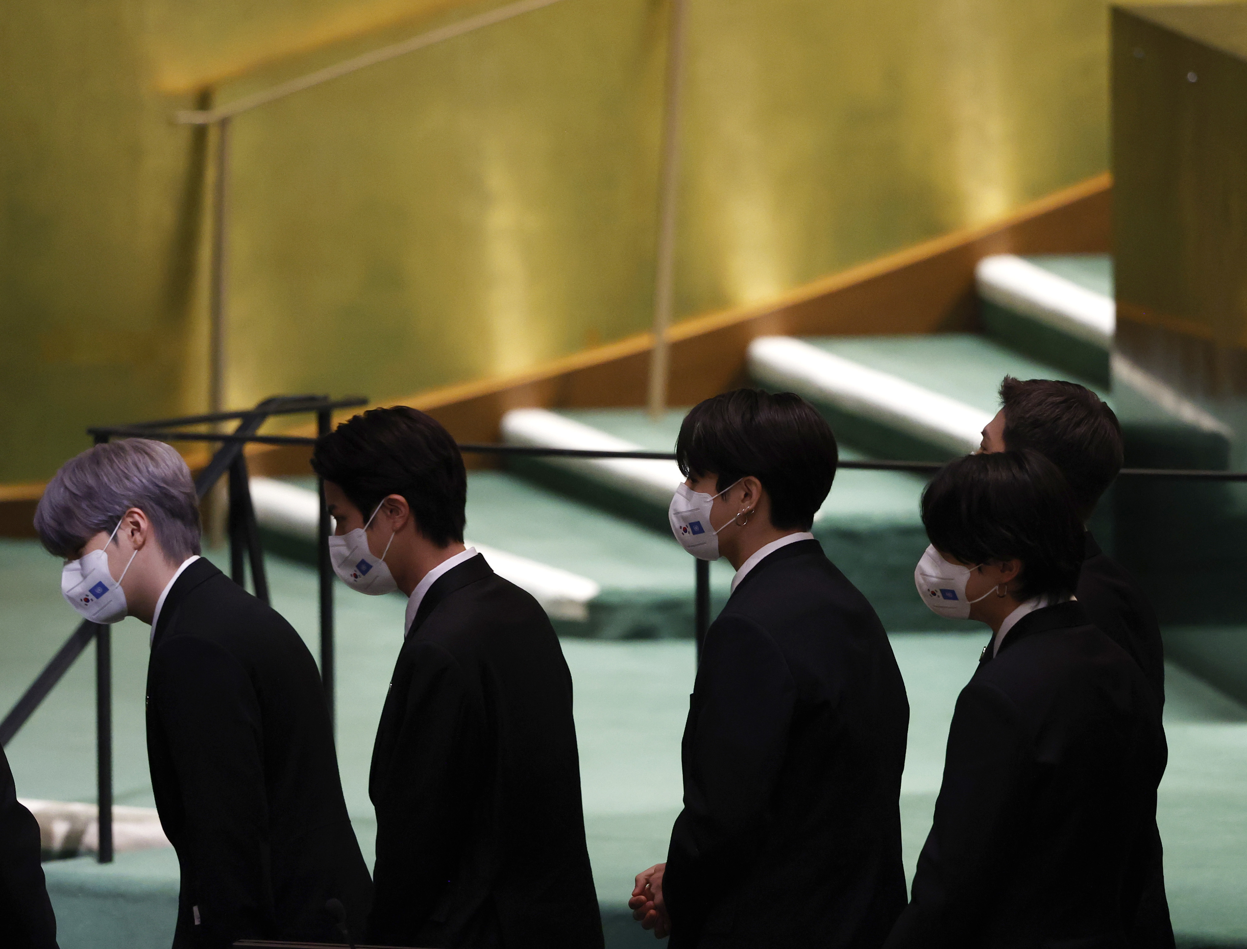Photos: Boy band BTS addresses United Nations General Assembly