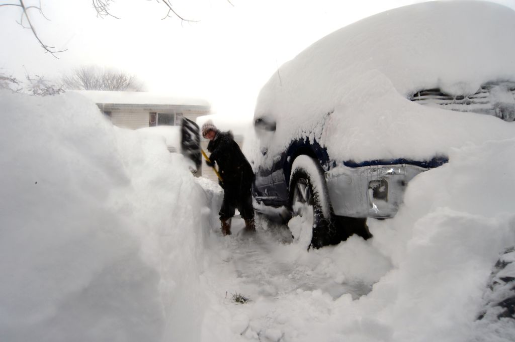 Intense Winter Storm Brings Multiple Feet Of Lake Effect Snow To Buffalo Area
