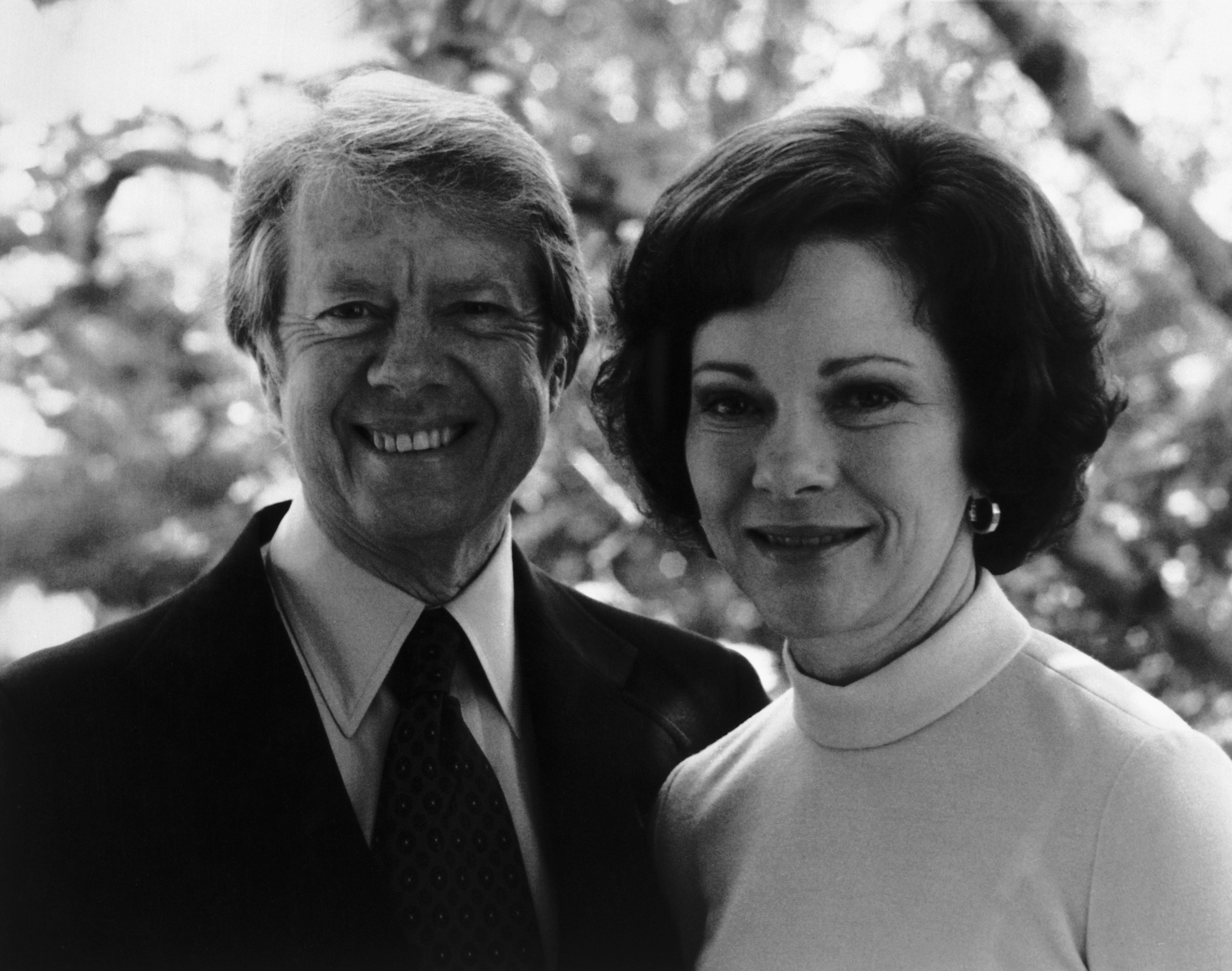 Jimmy Carter and Rosalynn Carter in 1977