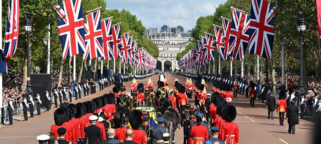 Photos: Crowds gather ahead of Queen Elizabeth II's coffin procession