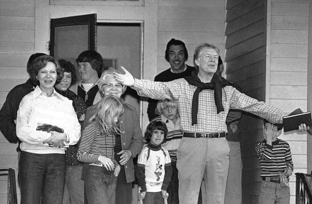 Jimmy Carter and his family