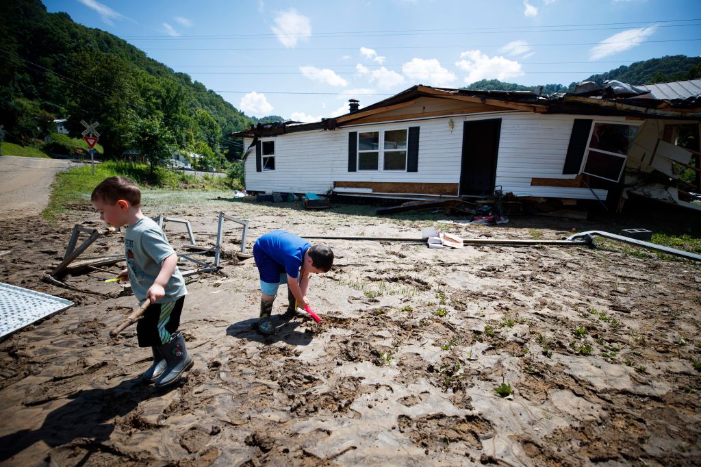 Photos: Virginia flooding washes out homes, roads