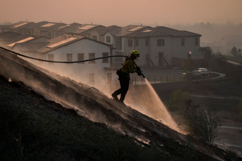 Photos: Silverado Fire in Southern California forces thousands to evacuate