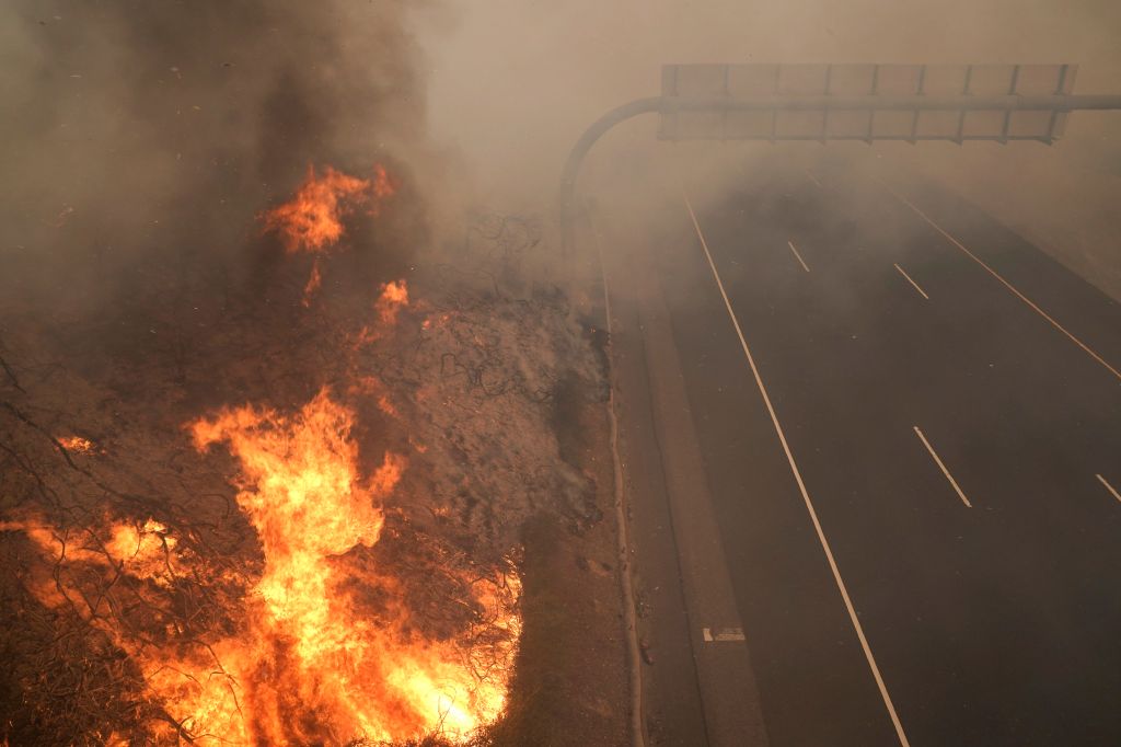 Photos: Silverado Fire in Southern California forces thousands to evacuate