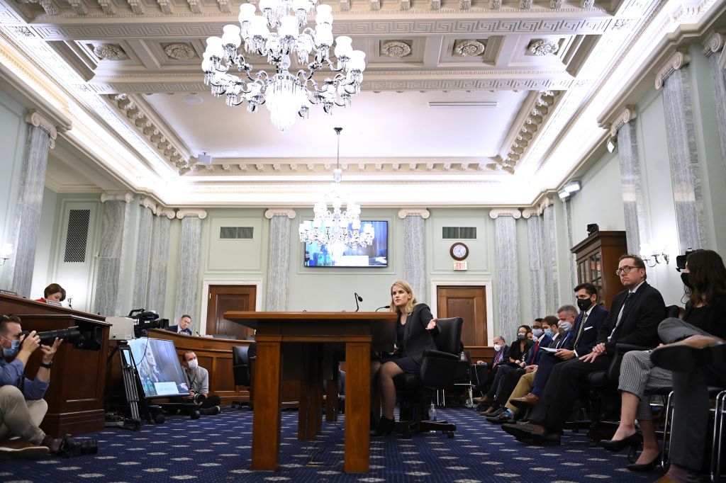 Photos: Facebook whistleblower Frances Haugen testifies before Congress