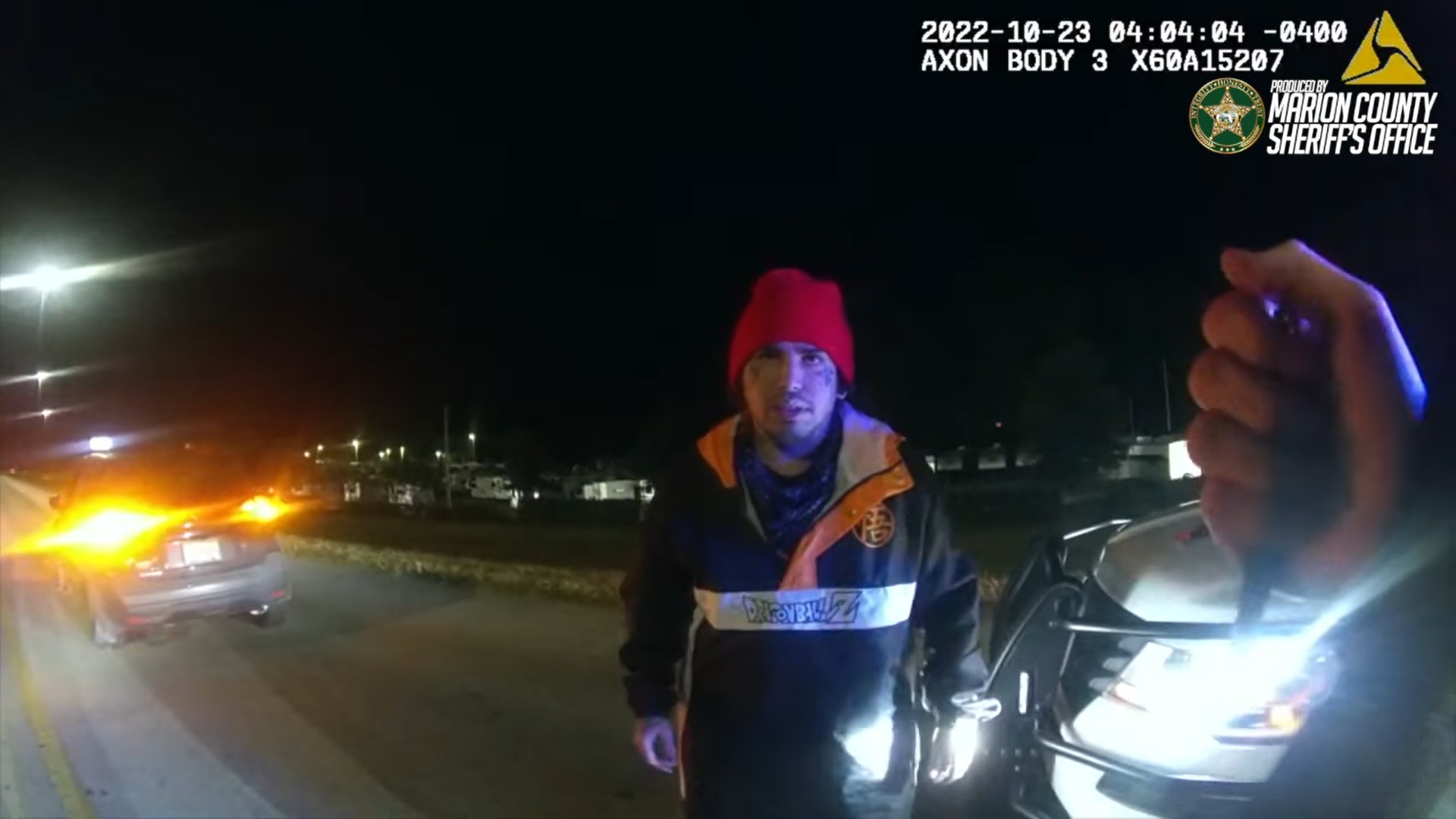 Driver accused of threatening deputy