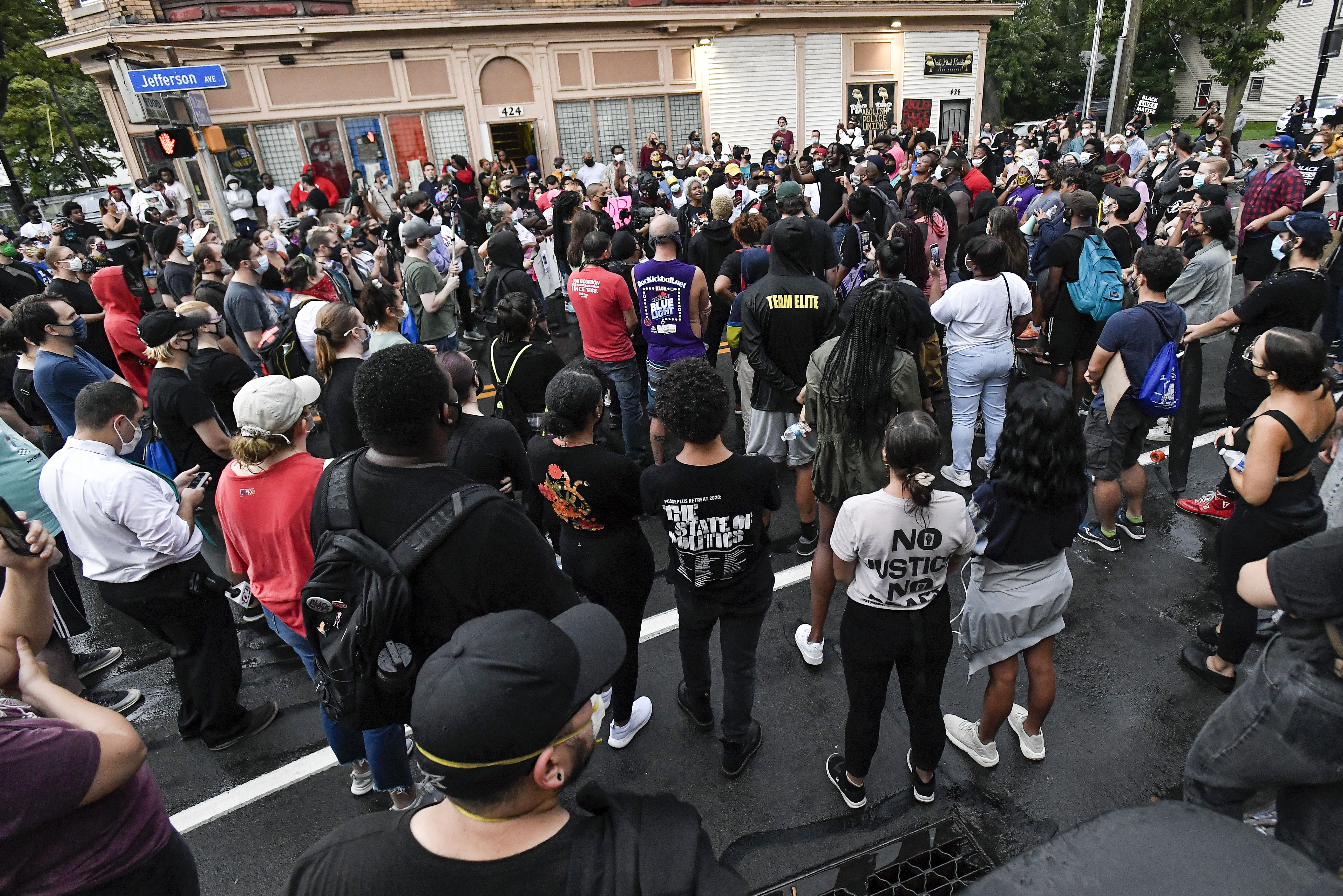 Protests erupt in Rochester, New York, over Daniel Prude's asphyxiation death