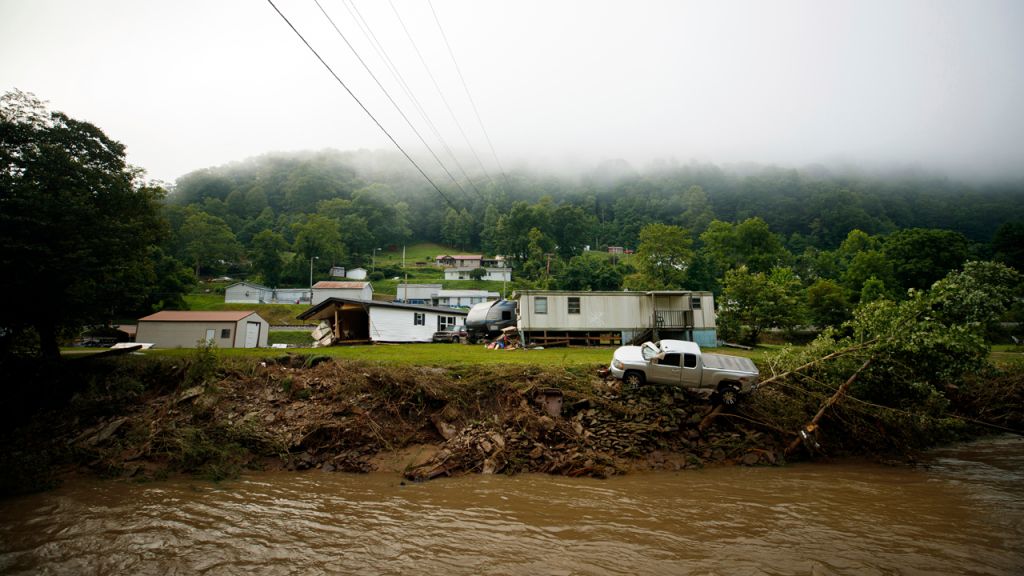 Photos: Virginia flooding washes out homes, roads