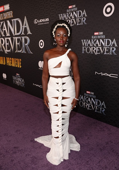 Photos: Rihanna, other stars shine on 'Black Panther: Wakanda Forever' red carpet