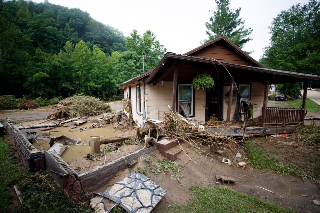 Photos: Virginia flooding washes out homes, roads