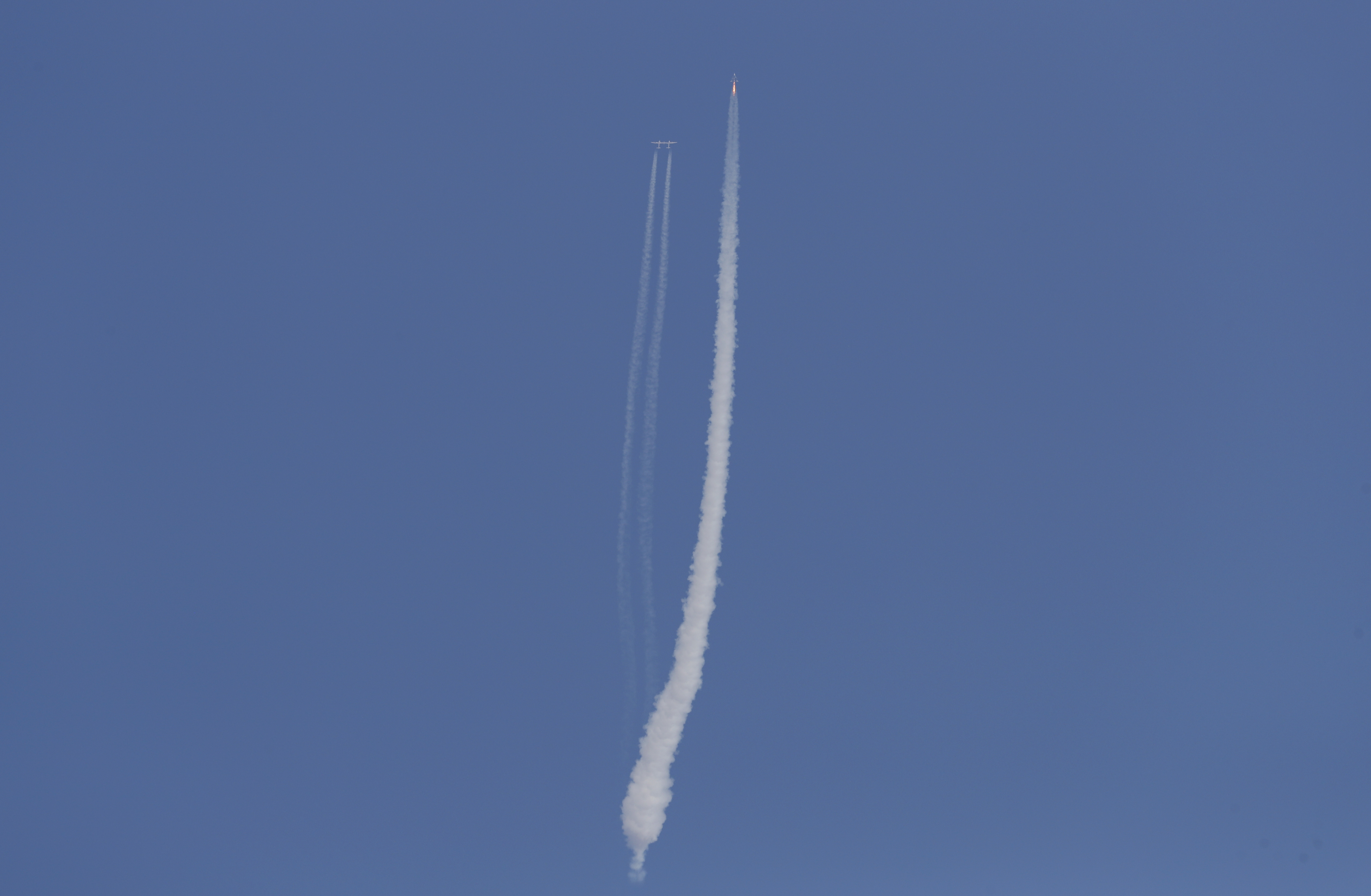 Richard Branson launches into space