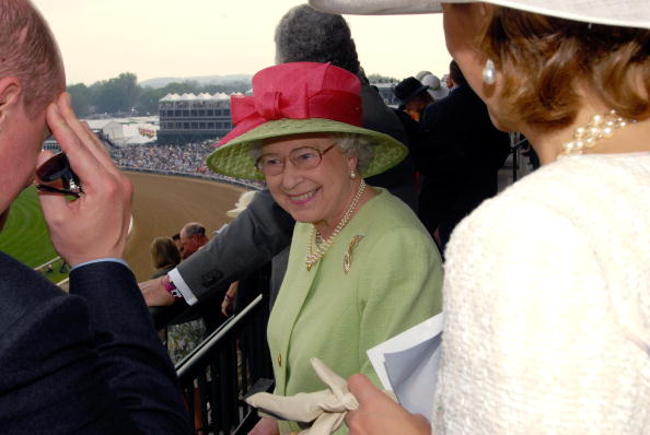 Queen Elizabeth And The Duke Of Edinburgh Attend Kentucky Derby