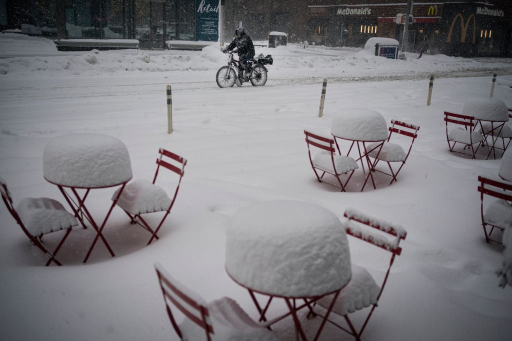 Photos: Winter storm continues to pummel Northeast