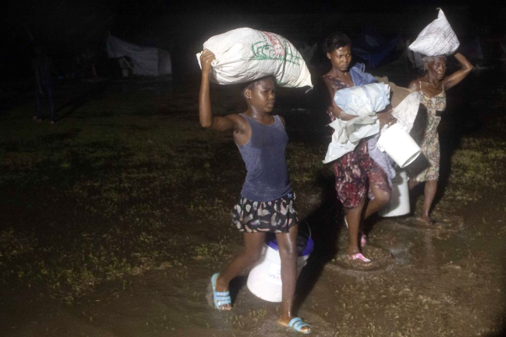 Photos: Tropical Depression Grace drenches earthquake-damaged Haiti