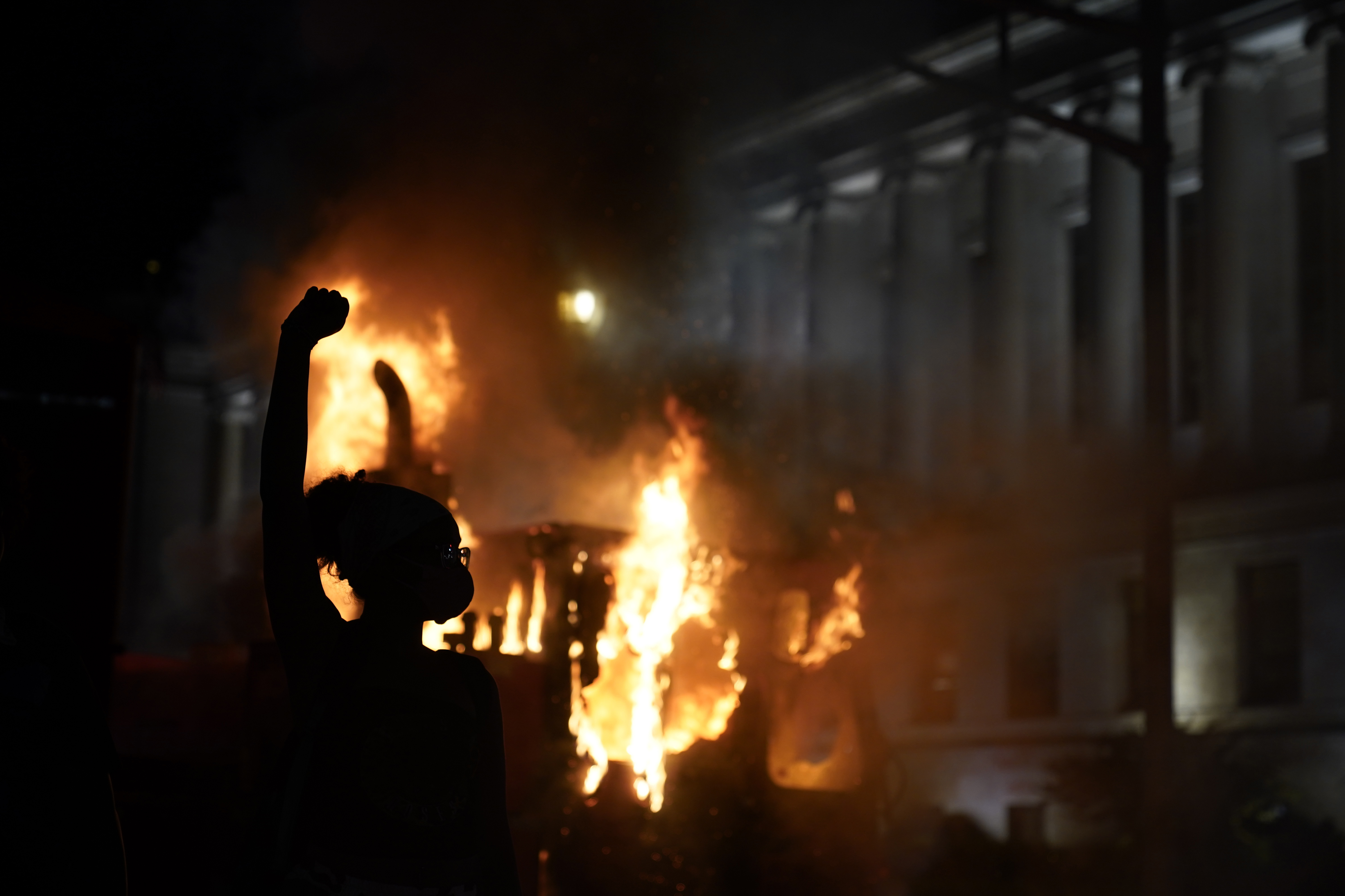 Portesters, police clash in Kenosha, Wisconsin