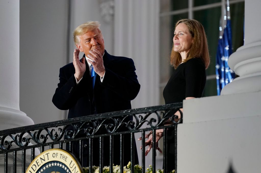 Photos: Amy Coney Barrett sworn in as Supreme Court justice