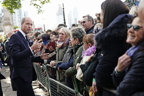 King Charles III, Prince William surprise mourners