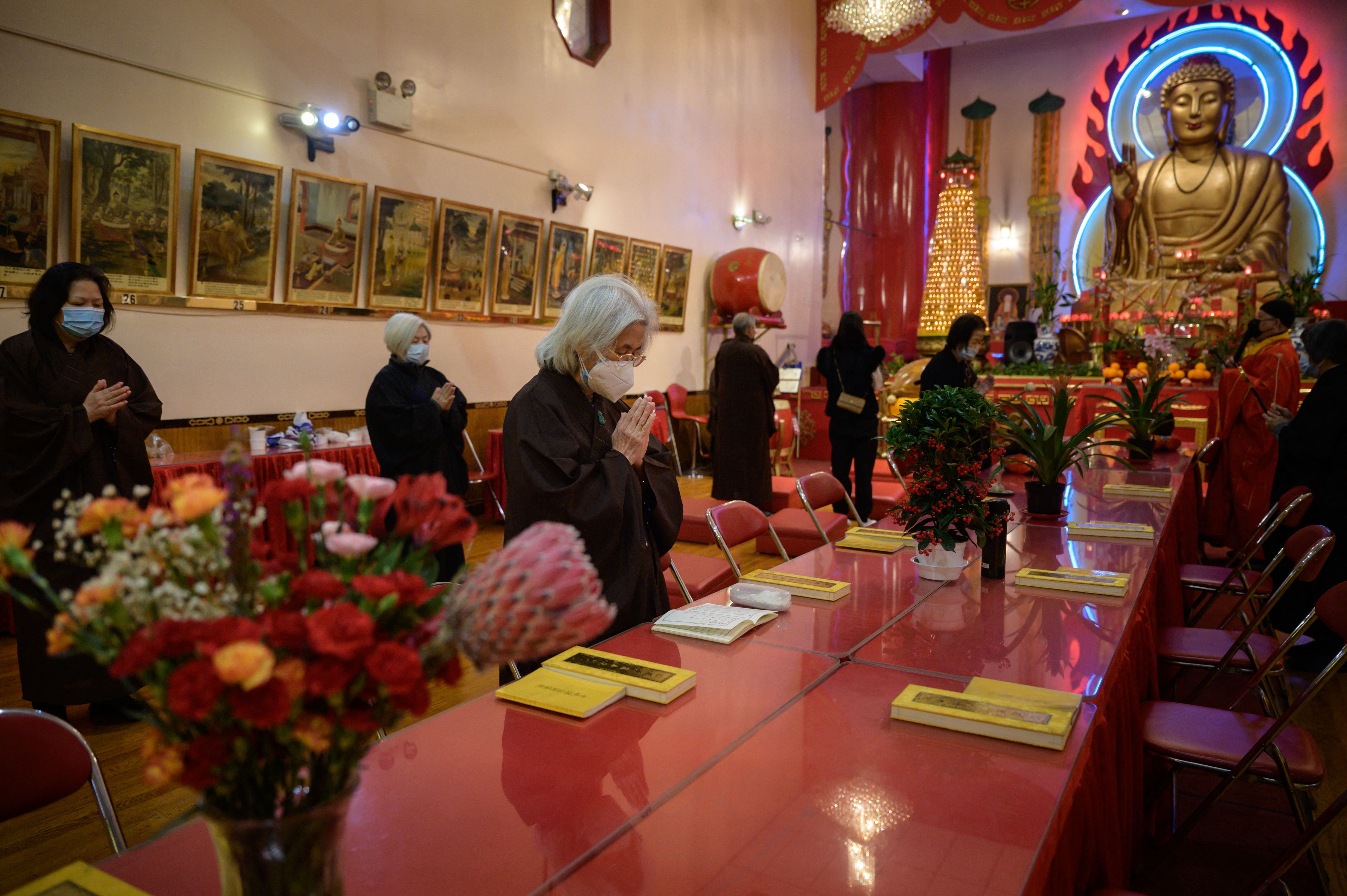 Photos: Demonstrations, vigils held across country in wake of Atlanta spa shootings