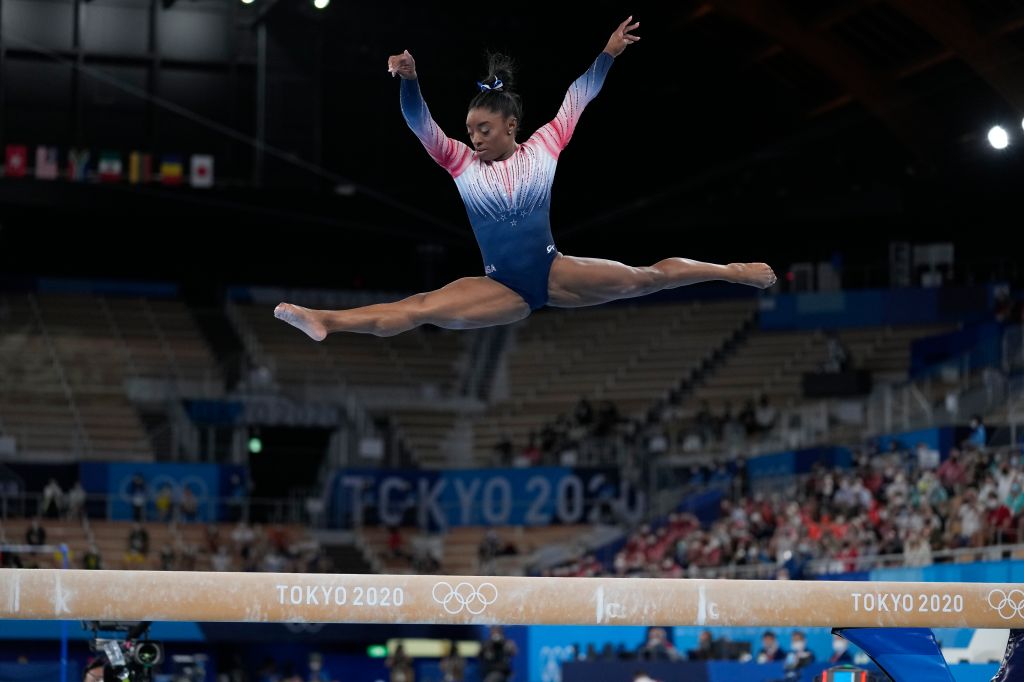 Photos: Simone Biles wins bronze in Olympic balance beam final