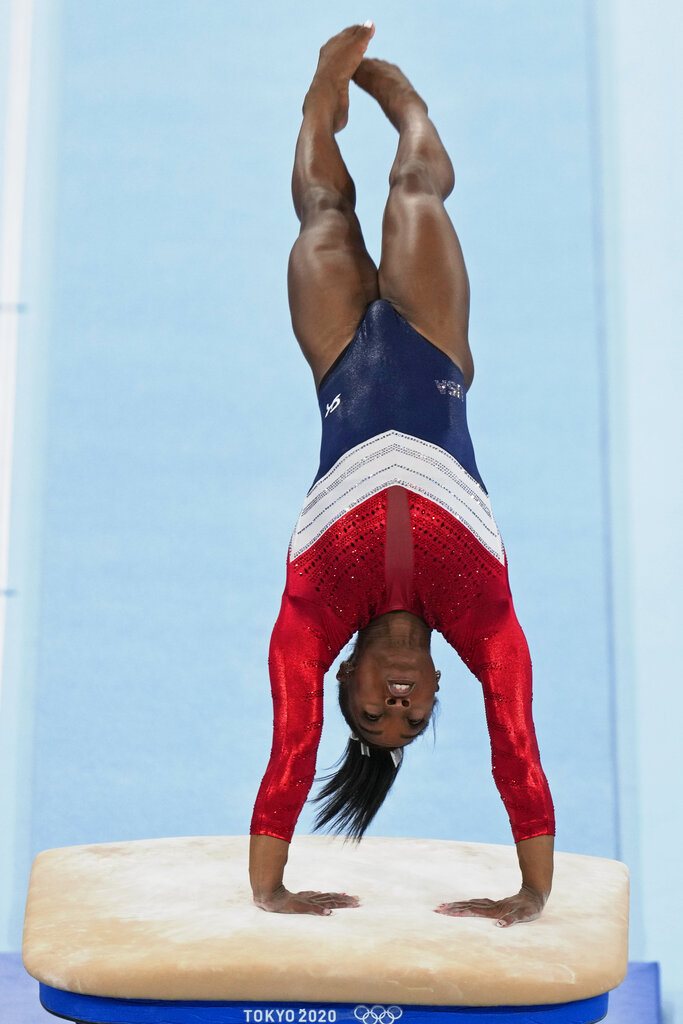 Simone Biles drops from team competition