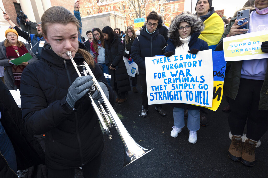Invasion of Ukraine protested across the globe