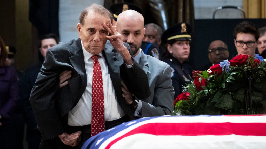 Biden, former presidents react to Sen. Bob Dole's death