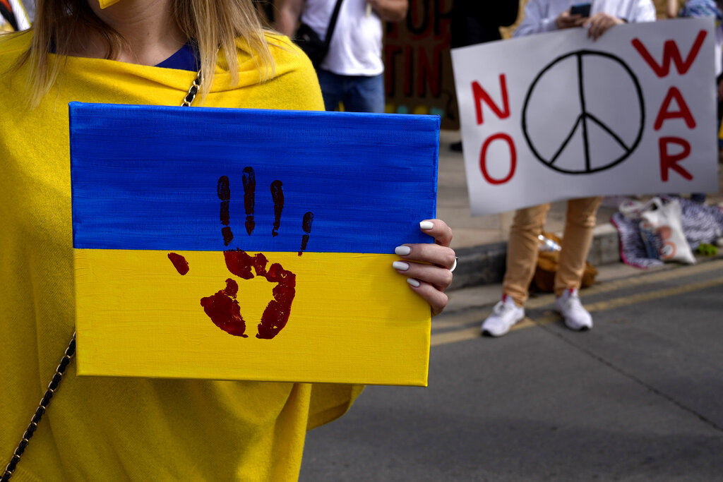 Invasion of Ukraine protested across the globe