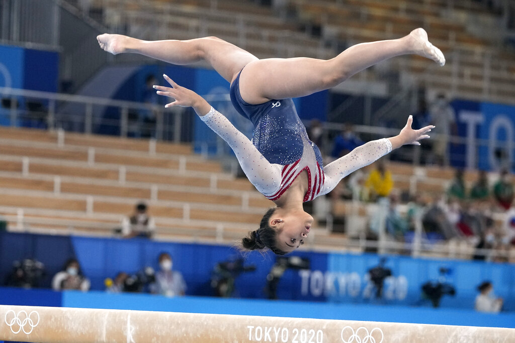 Photos: Sunisa Lee, Jade Carey compete in Olympic gymnastics all-around