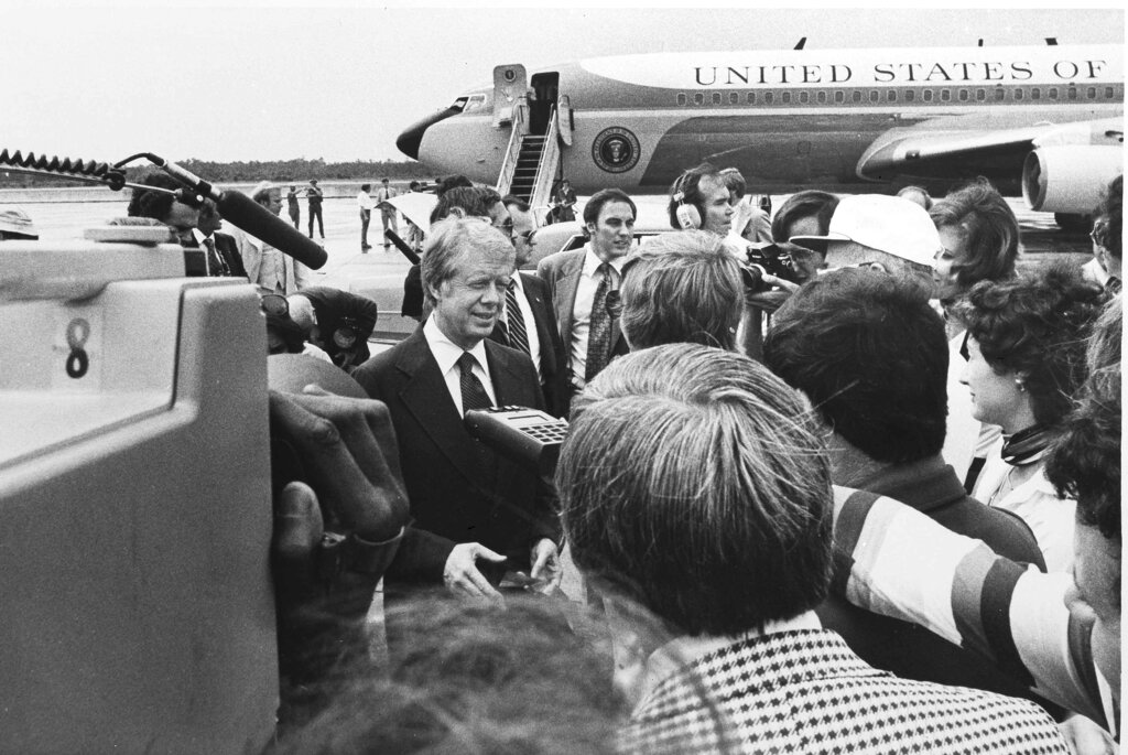 Jimmy Carter and his family