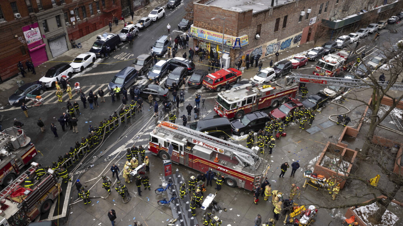 Photos: NYC apartment fire