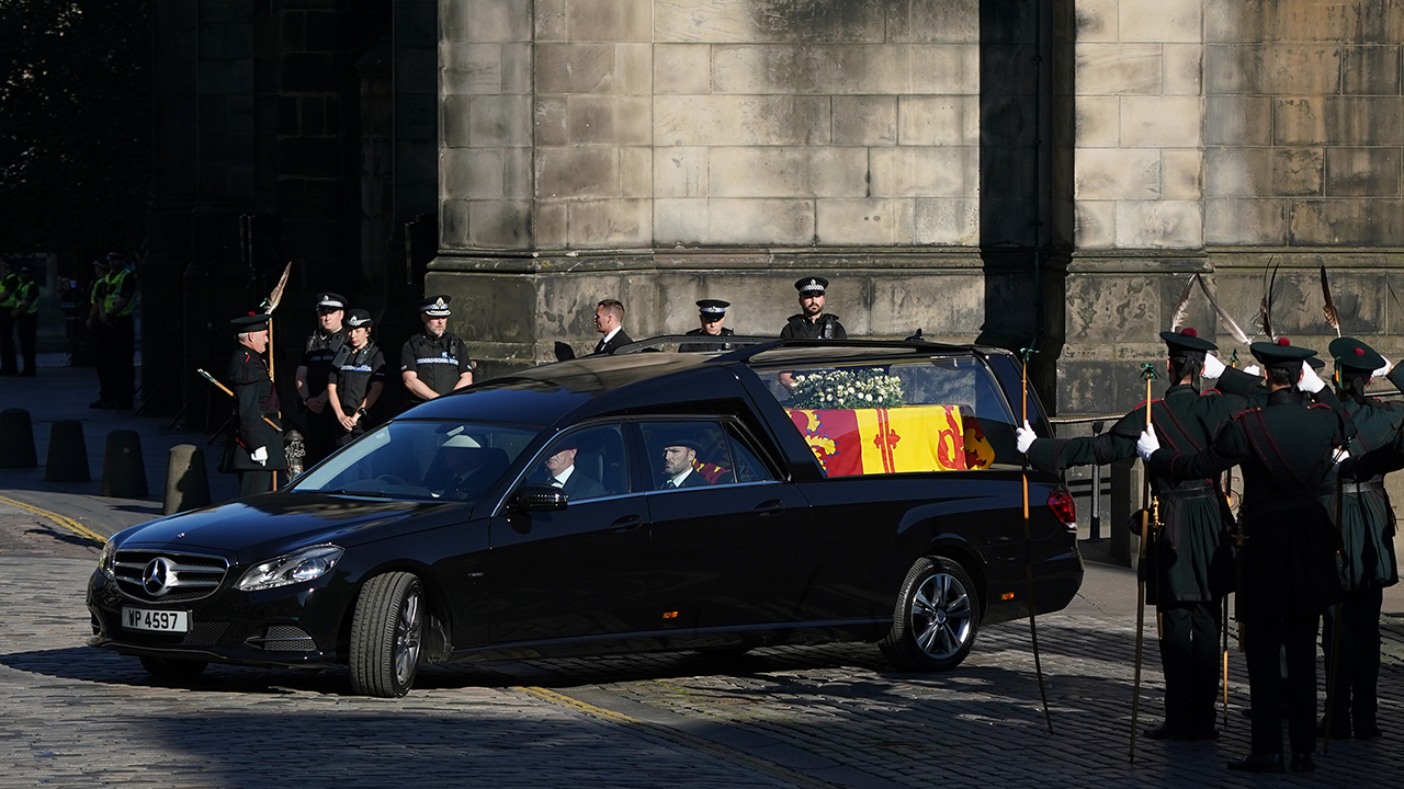 Queen Elizabeth II's coffin leaves Scotland for London