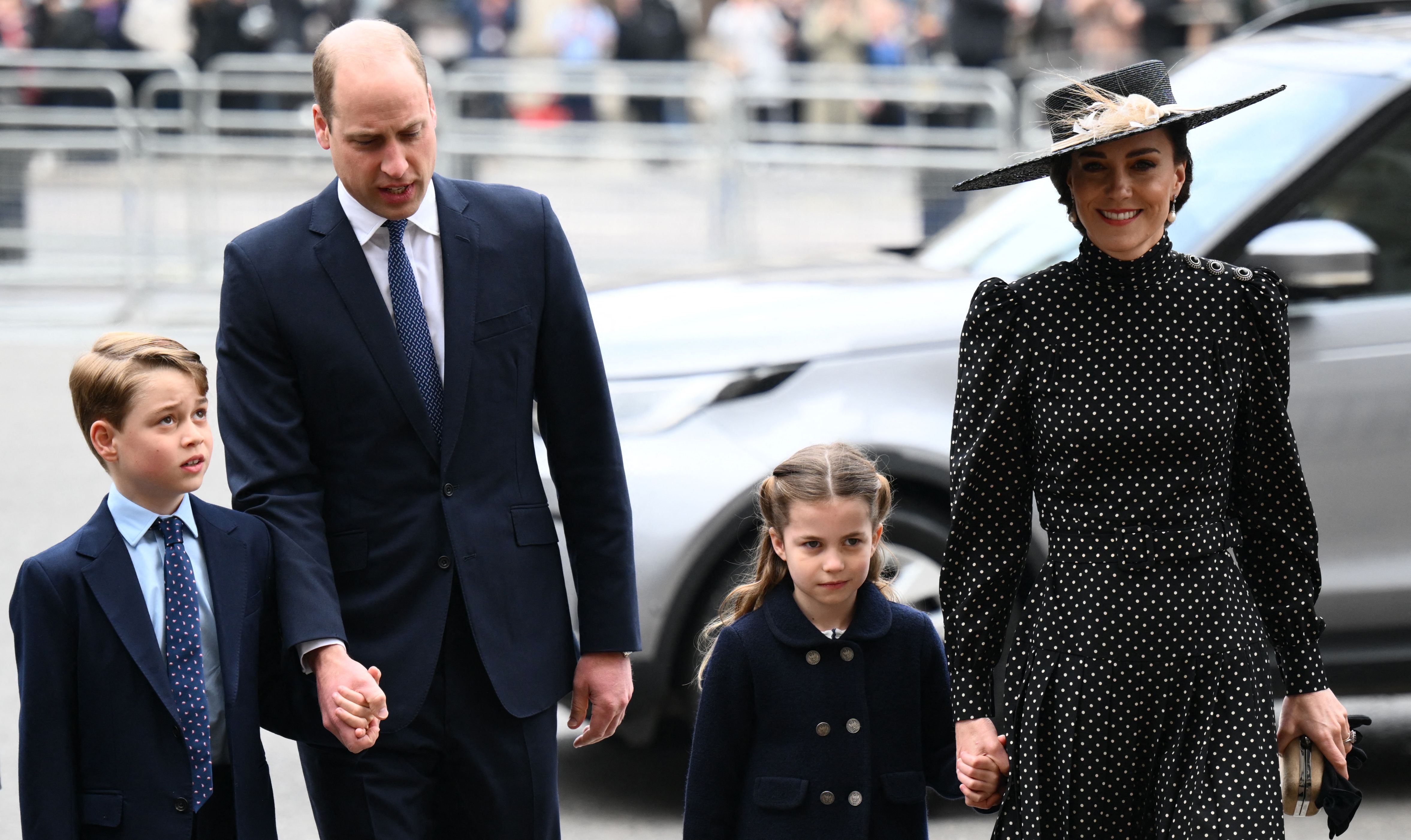 Photos: Queen Elizabeth II, British royal family attend Prince Philip memorial